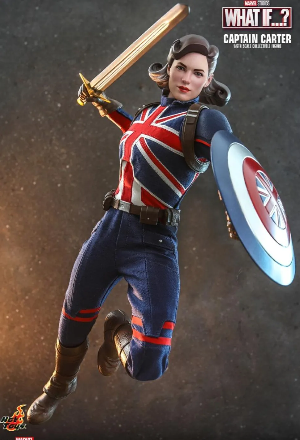 What If…? - Captain Carter, Infinity Ultron, Zombie Hunter Spider-Man, Steve Rogers & The Hydra Stomper 1/6th Scale Hot Toys Action Figure Bundle (Set of 4)