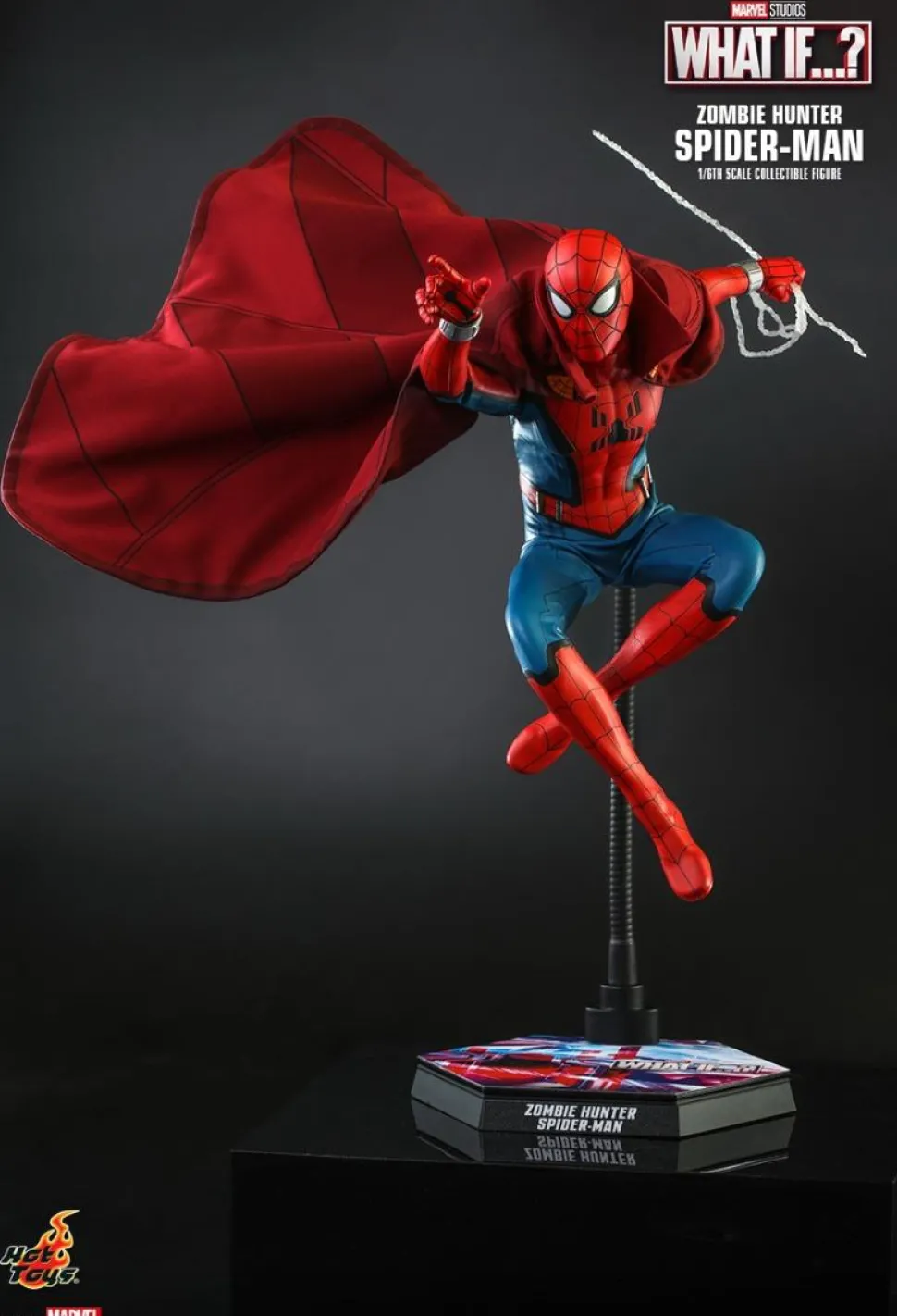 What If…? - Captain Carter, Infinity Ultron, Zombie Hunter Spider-Man, Steve Rogers & The Hydra Stomper 1/6th Scale Hot Toys Action Figure Bundle (Set of 4)
