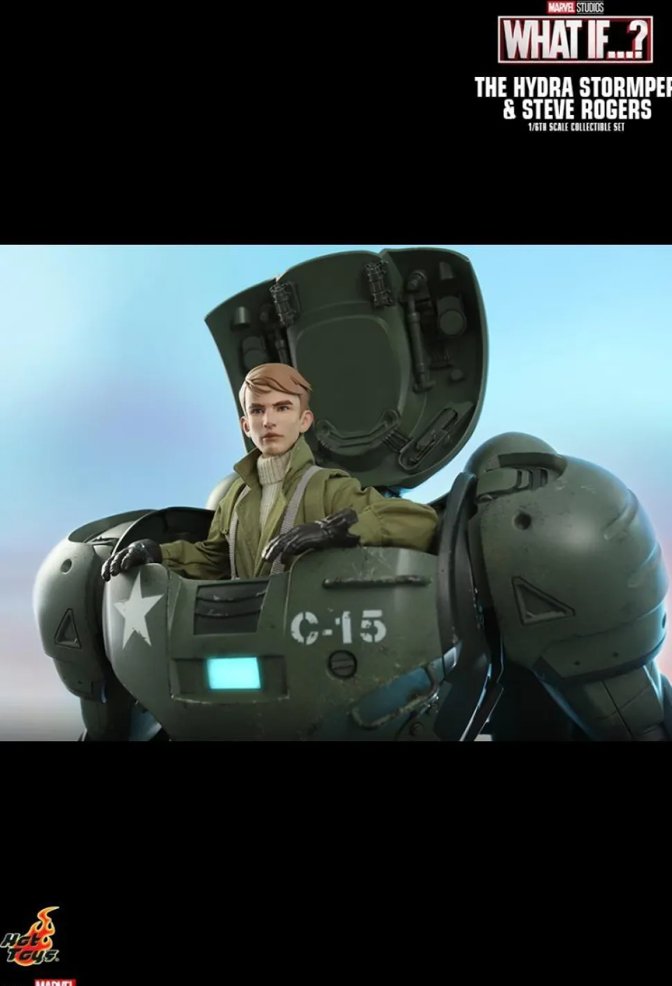 What If…? - Captain Carter, Infinity Ultron, Zombie Hunter Spider-Man, Steve Rogers & The Hydra Stomper 1/6th Scale Hot Toys Action Figure Bundle (Set of 4)