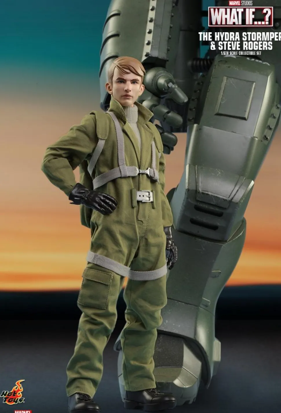 What If…? - Captain Carter, Infinity Ultron, Zombie Hunter Spider-Man, Steve Rogers & The Hydra Stomper 1/6th Scale Hot Toys Action Figure Bundle (Set of 4)