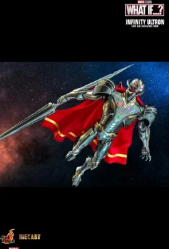 What If…? - Captain Carter, Infinity Ultron, Zombie Hunter Spider-Man, Steve Rogers & The Hydra Stomper 1/6th Scale Hot Toys Action Figure Bundle (Set of 4)