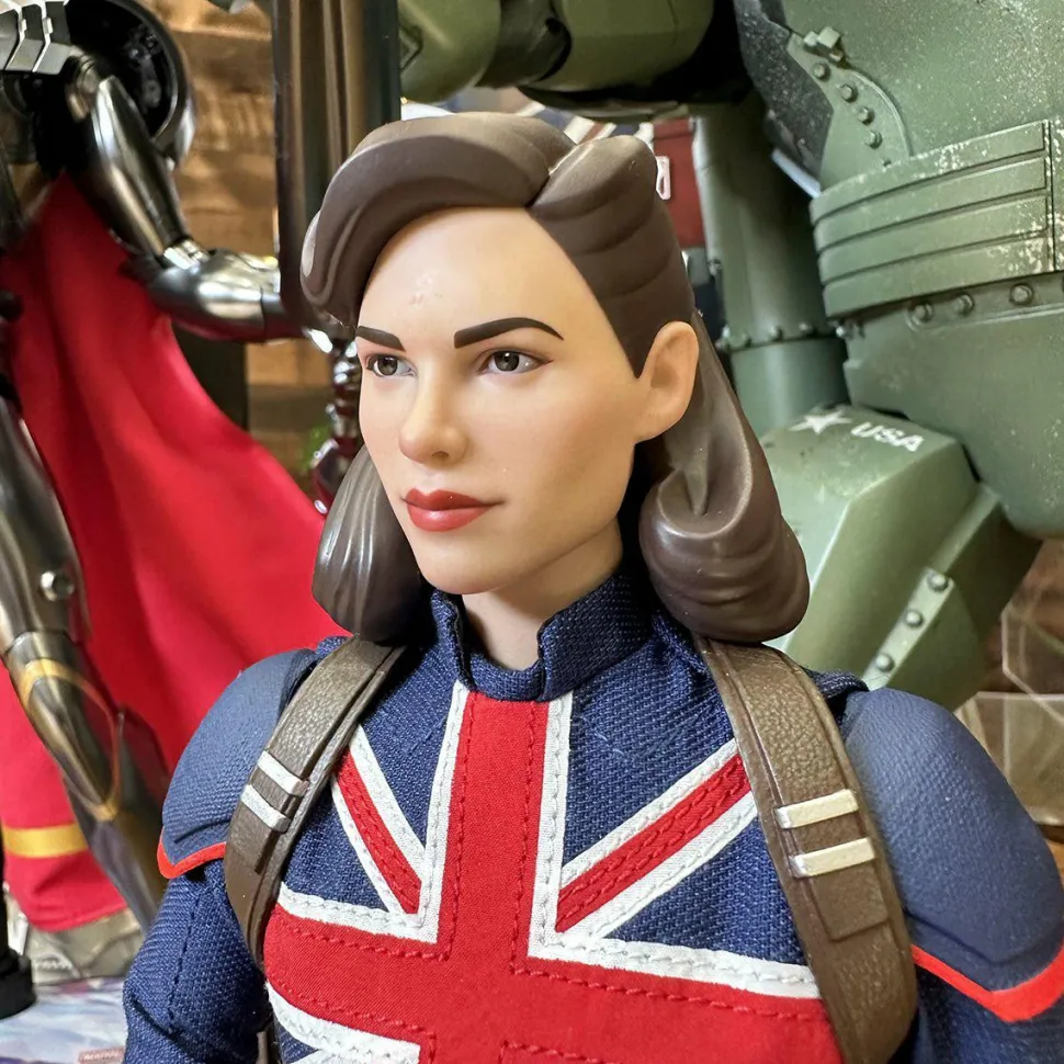 What If…? - Captain Carter, Infinity Ultron, Zombie Hunter Spider-Man, Steve Rogers & The Hydra Stomper 1/6th Scale Hot Toys Action Figure Bundle (Set of 4)