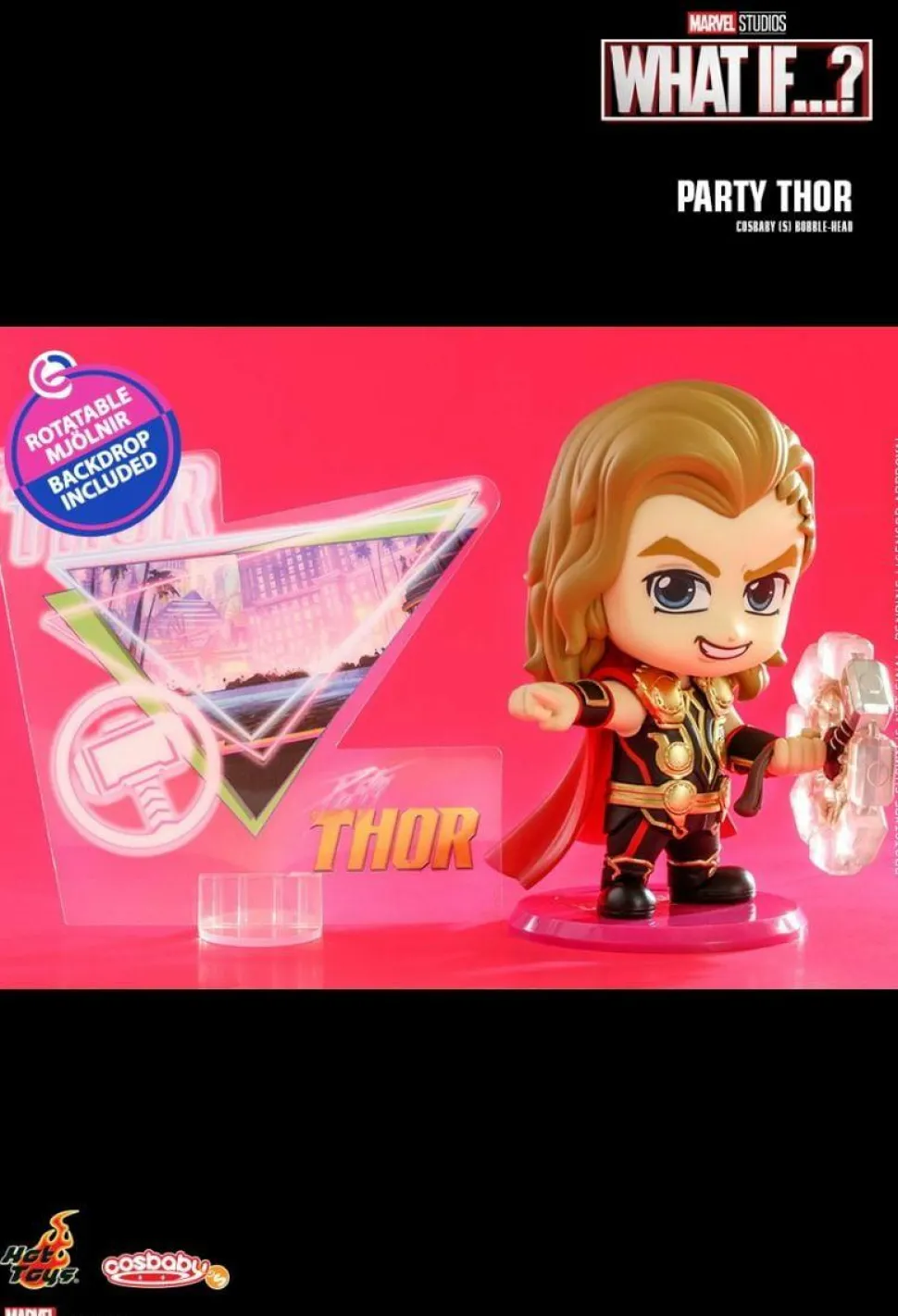 What If…? - Party Thor Cosbaby (S) Hot Toys Figure