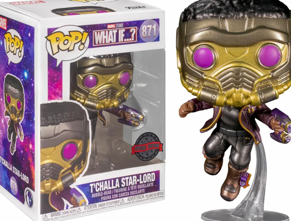 What If…? - T’Challa Star-Lord Metallic Pop! Vinyl Figure
