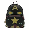 What If…? - Zombie Captain America Cosplay Glow in the Dark 10” Faux Leather Mini Backpack