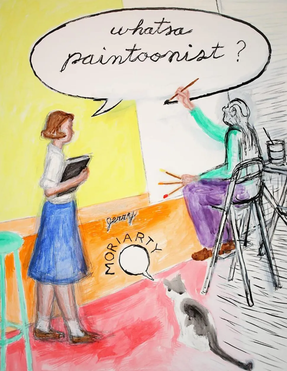 Whatsa Paintoonist? by Jerry Moriarty Hardcover Book