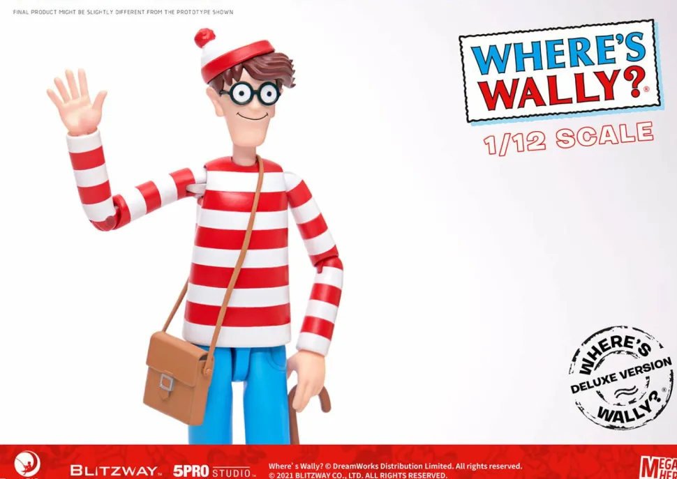 Where’s Wally? - Wally Deluxe 1/12th Scale Action Figure