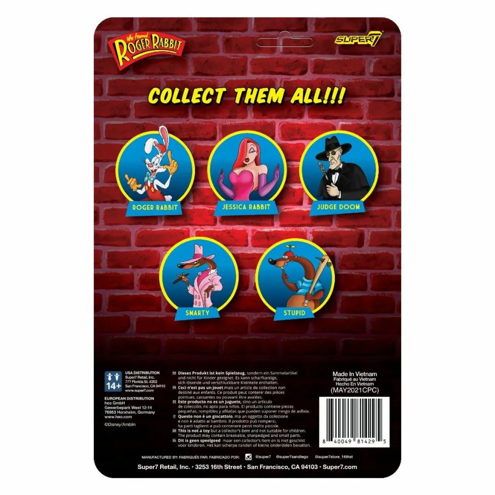 Who Framed Roger Rabbit - Stupid ReAction 3.75” Action Figure