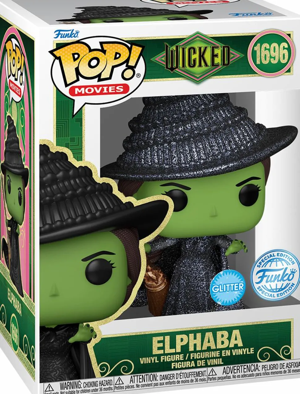 Wicked (2024) - Elphaba Diamond Glitter Pop! Vinyl Figure