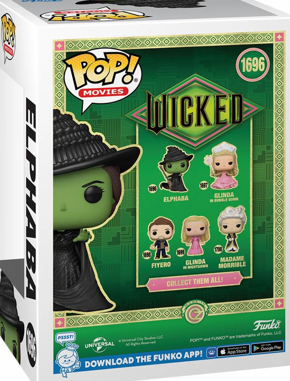 Wicked (2024) - Elphaba Diamond Glitter Pop! Vinyl Figure