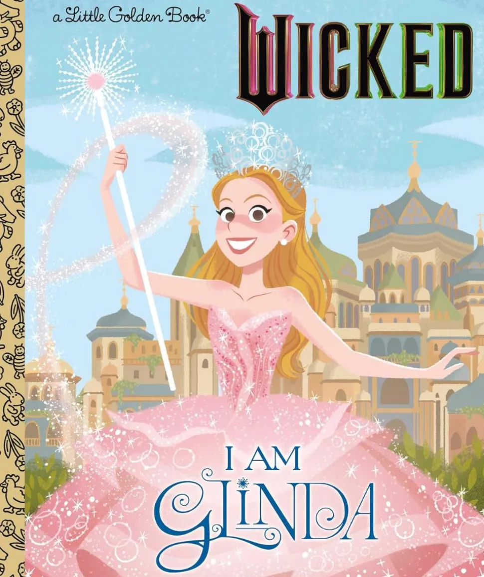 Wicked (2024) - I Am Glinda Little Golden Book Hardcover Book