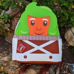 Willy Wonka and the Chocolate Factory - Oompa Loompa Cosplay 10” Faux Leather Mini Backpack