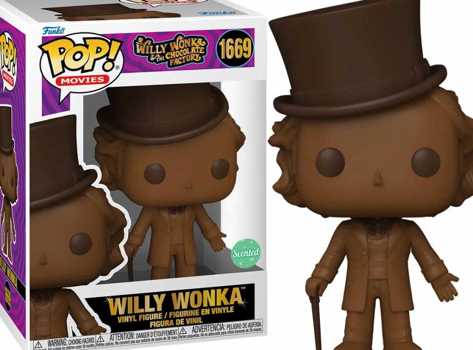 Willy Wonka and the Chocolate Factory - Willy Wonka (Chocolate Bar) Scented Pop! Vinyl Figure