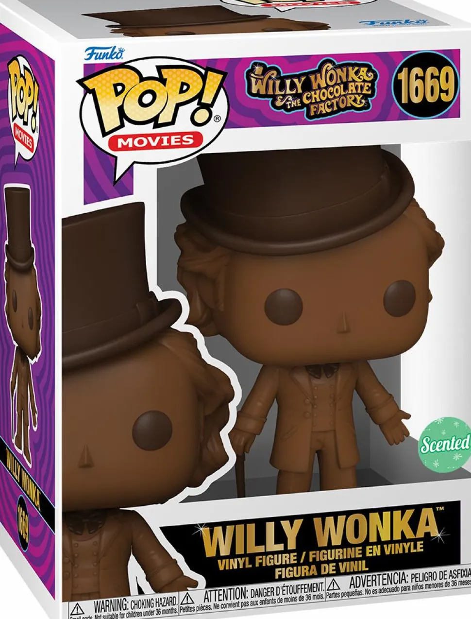Willy Wonka and the Chocolate Factory - Willy Wonka (Chocolate Bar) Scented Pop! Vinyl Figure