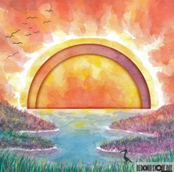 Wingspan Digital Edition - Original Video Game Soundtrack by Pawe_ Gorniak LP Vinyl Record (2023 Record Store Day Exclusive Sunset Coloured Vinyl)