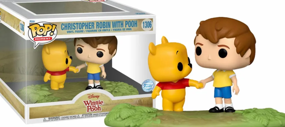 Winnie the Pooh - Christopher Robin with Pooh Pop! Moment Vinyl Figure 2-Pack