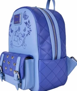 Winnie the Pooh - Floral Eeyore Quilted 10" Faux Leather Mini Backpack