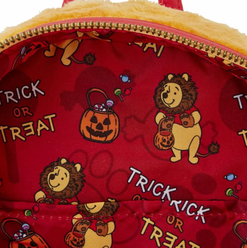 Winnie the Pooh - Halloween Cosplay Glow in the Dark 10" Faux Leather Mini Backpack