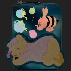 Winnie the Pooh - Heffa-Dream Glow in the Dark 4” Faux Leather Zip-Around Wallet