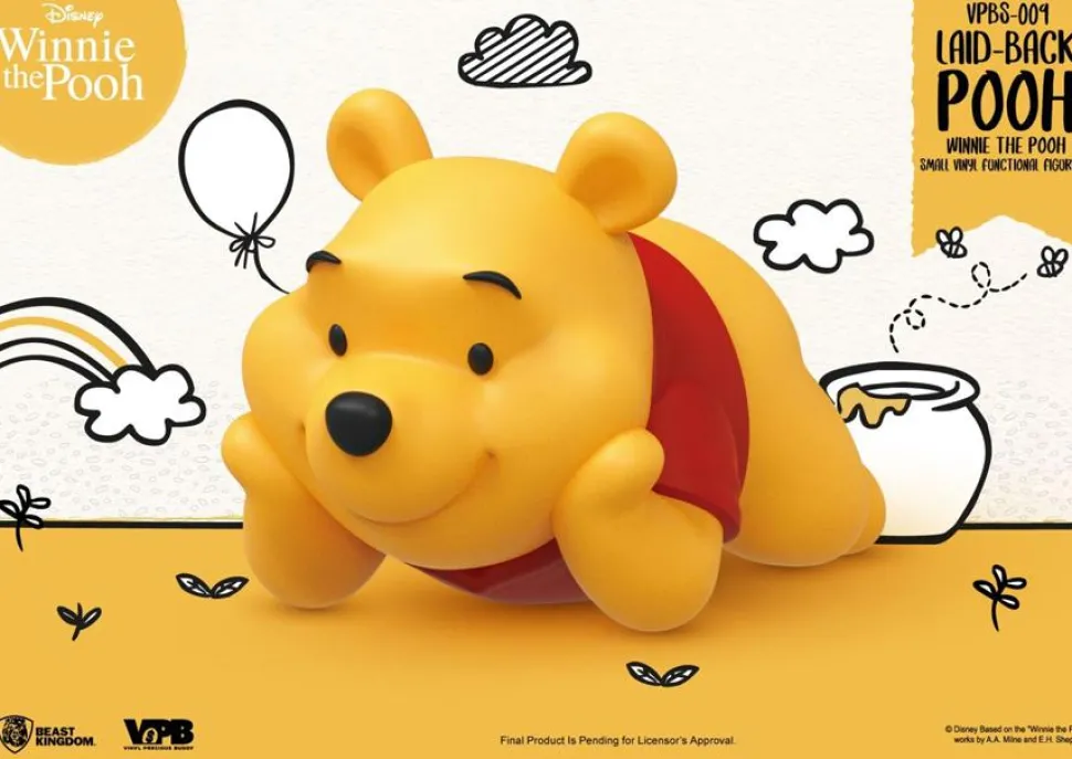 Winnie the Pooh - Laid-back Pooh 7" Small Vinyl Piggy Bank