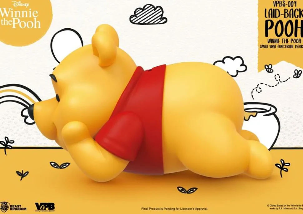 Winnie the Pooh - Laid-back Pooh 7" Small Vinyl Piggy Bank