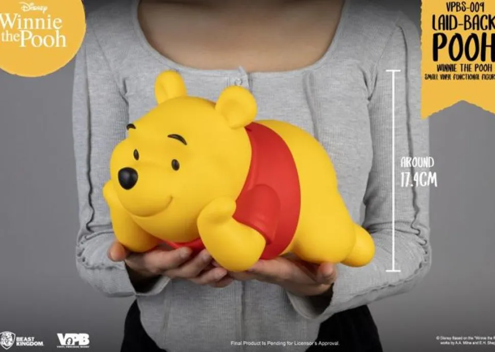 Winnie the Pooh - Laid-back Pooh 7" Small Vinyl Piggy Bank