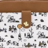 Winnie the Pooh - Line Drawing 10” Canvas Crossbody Bag