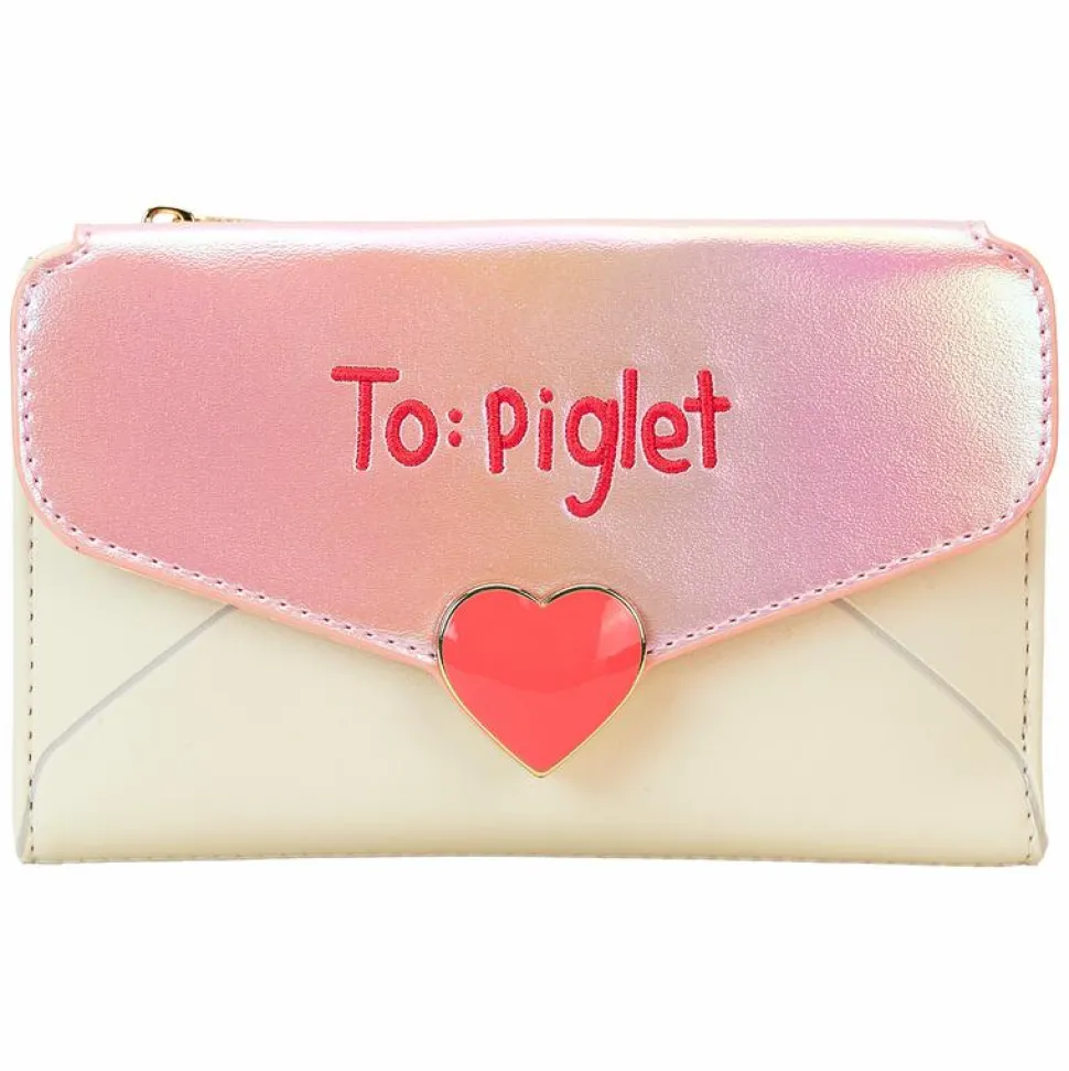 Winnie the Pooh - Love Letter 3" Faux Leather Flap Wallet