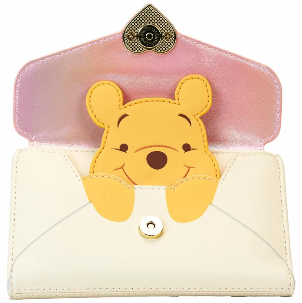 Winnie the Pooh - Love Letter 3" Faux Leather Flap Wallet