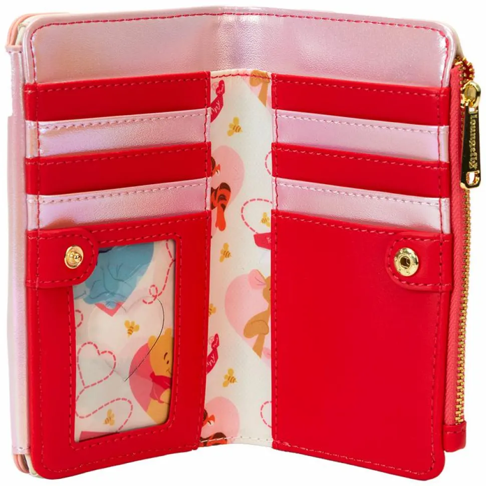 Winnie the Pooh - Love Letter 3" Faux Leather Flap Wallet