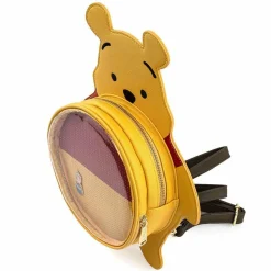 Winnie the Pooh - Pin Trader 13” Faux Leather Convertible Mini Backpack