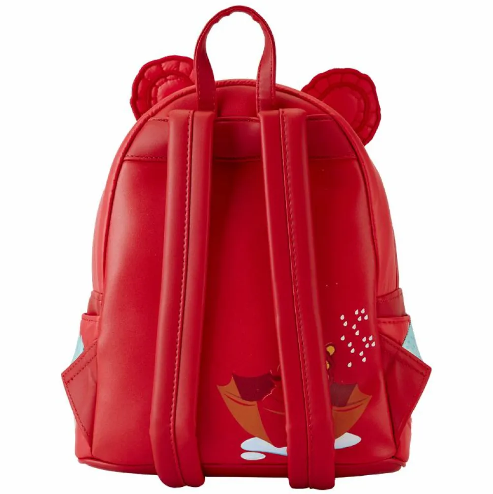 Winnie the Pooh - Pooh Puffer Jacket Cosplay 10" Faux Leather Mini Backpack