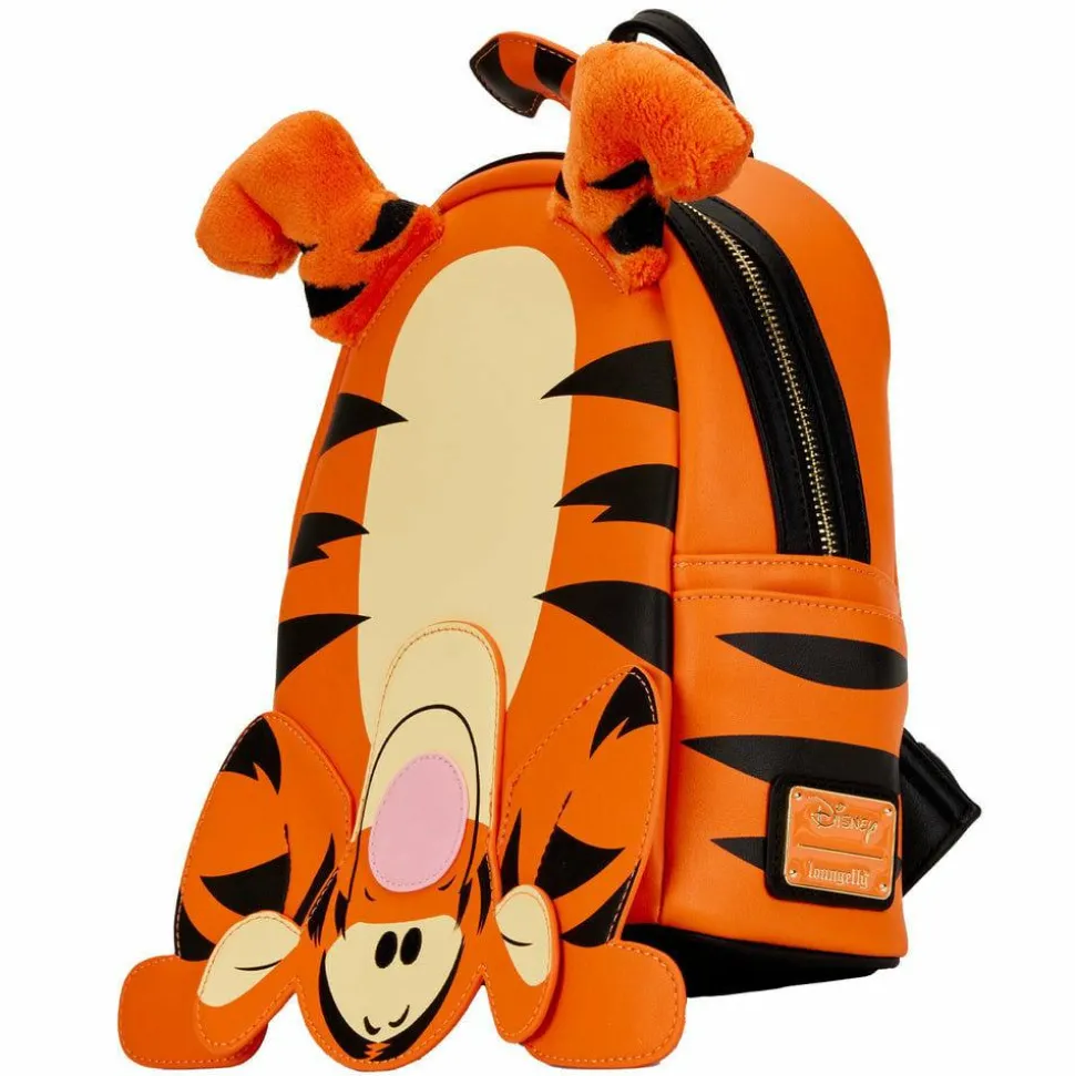 Winnie the Pooh - Tigger Cosplay 10” Faux Leather Mini Backpack