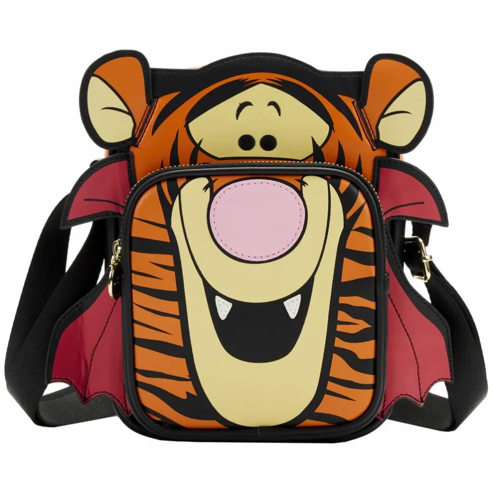 Winnie the Pooh - Tigger Vampire Cosplay Glow in the Dark 8” Faux Leather Passport Bag