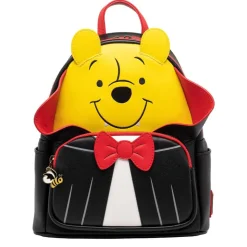 Winnie the Pooh - Vampire Pooh Cosplay 10” Faux Leather Mini Backpack