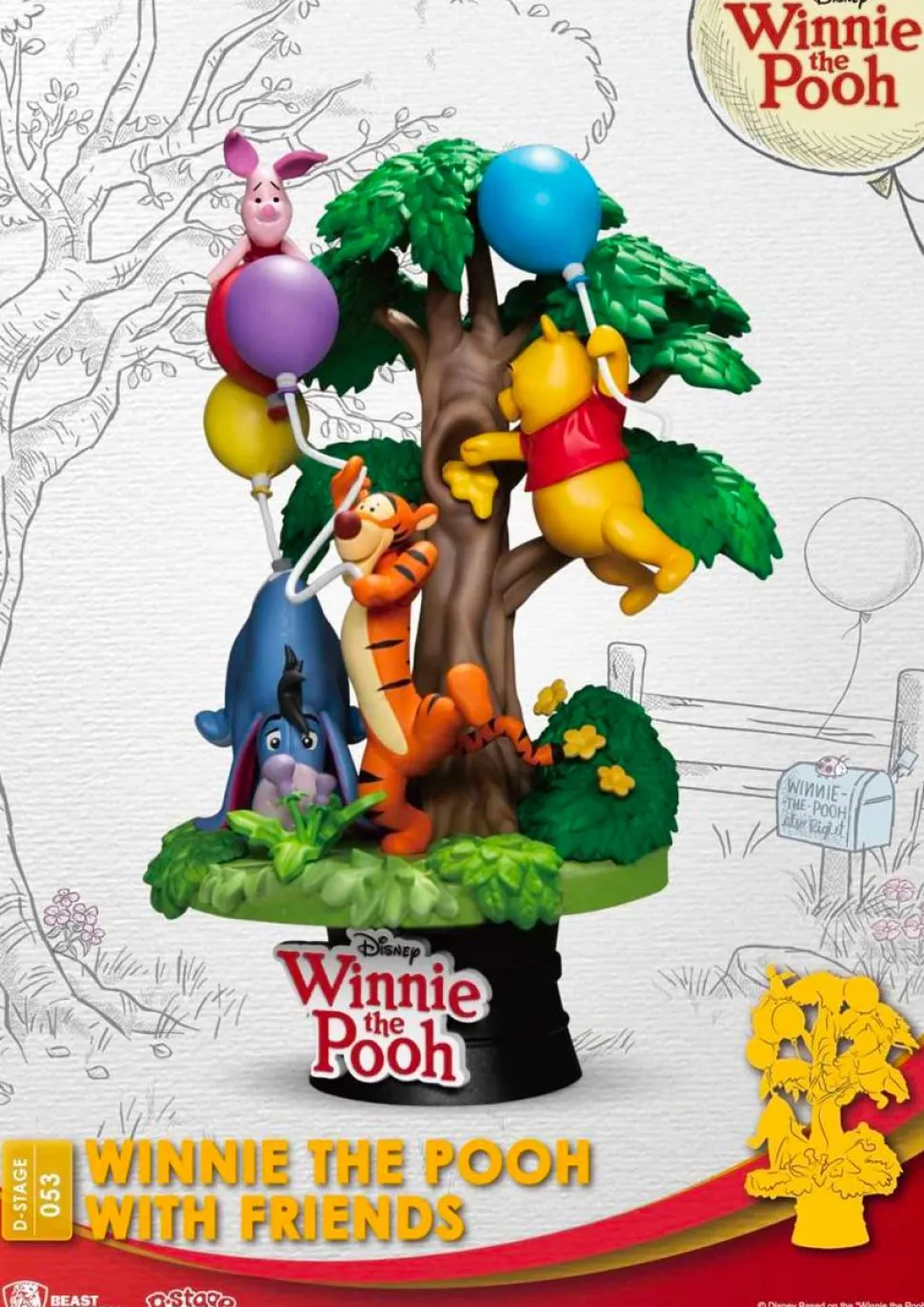 Winnie the Pooh - Winnie the Pooh with Friends D-Stage 6" Diorama Statue
