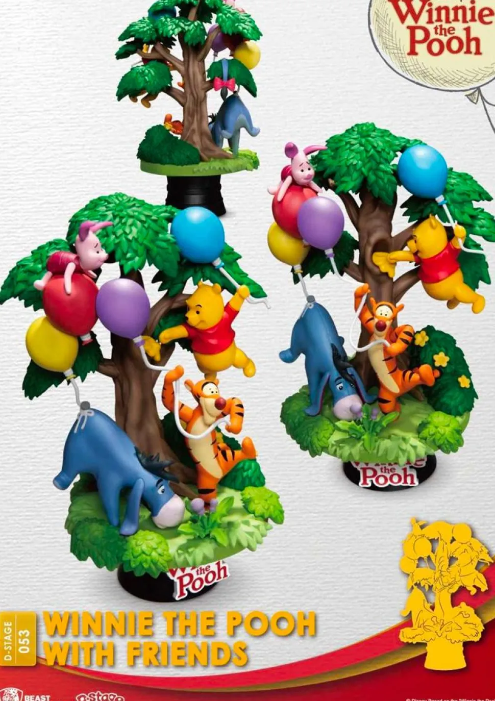 Winnie the Pooh - Winnie the Pooh with Friends D-Stage 6" Diorama Statue