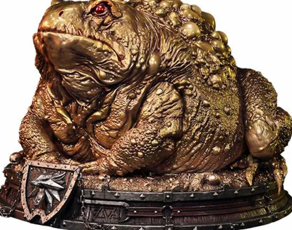 Witcher 3: Wild Hunt - Toad Prince of Oxenfurt Gold Version 13” Statue