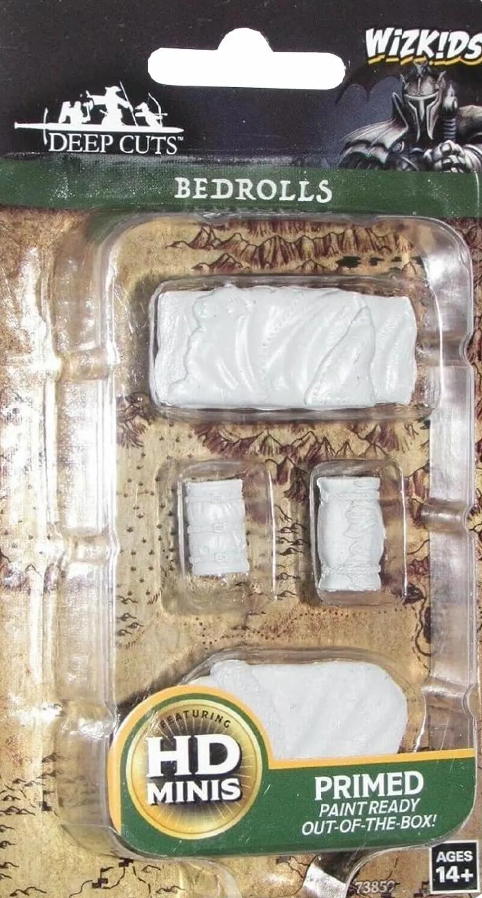 WizKids - Bedrolls Deep Cuts Unpainted Miniature Figure Accessory Pack