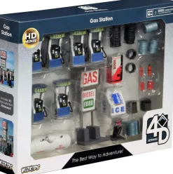 WizKids - Gas Station 4D Settings Pre-Painted Miniature Figure Accessory Pack