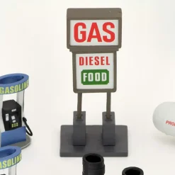 WizKids - Gas Station 4D Settings Pre-Painted Miniature Figure Accessory Pack