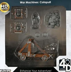 WizKids - War Machines: Catapult 4D Settings Pre-Painted Miniature Figure Accessory Pack