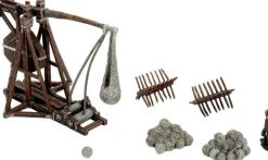 WizKids - War Machines: Trebuchet 4D Settings Pre-Painted Miniature Figure Accessory Pack