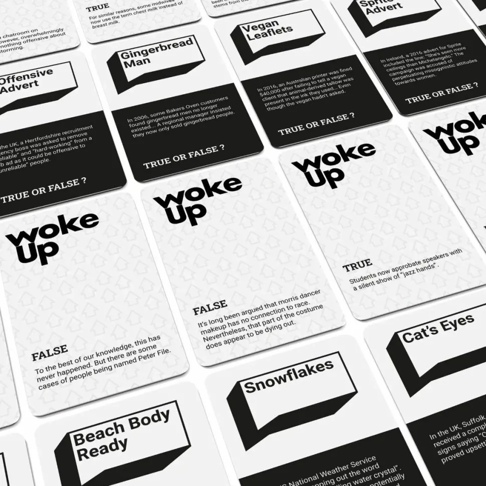 Woke Up - The Card-Stacking Cancel-Culture Quiz Card Game