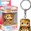 Wonder Woman 1984 - Wonder Woman Gold Armour with Helmet Pocket Pop! Vinyl Keychain