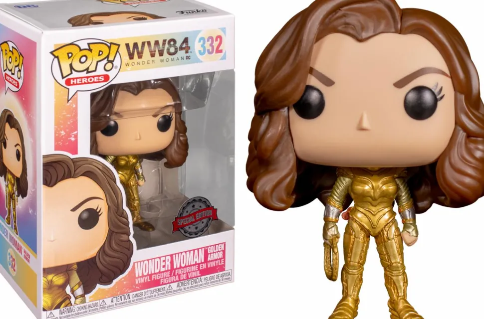 Wonder Woman 1984 - Wonder Woman Gold Armour with No Wings Pop! Vinyl Figure