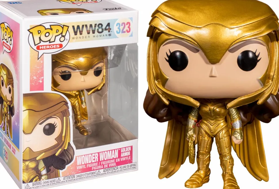 Wonder Woman 1984 - Wonder Woman Gold Armour Power Pose Pop! Vinyl Figure