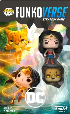 Wonder Woman 1984 - Wonder Woman & Cheetah Pop! Funkoverse Strategy Game 2-Pack