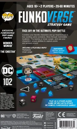 Wonder Woman 1984 - Wonder Woman & Cheetah Pop! Funkoverse Strategy Game 2-Pack