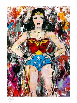 Wonder Woman - Golden Age Wonder Woman Fine Art Print by Megh Knappenberger
